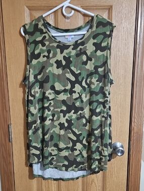 Camo Tank Top - Green Camo
